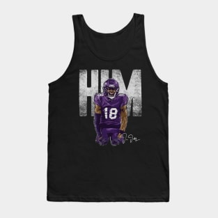 Justin Jefferson Minnesota Him Bold Tank Top